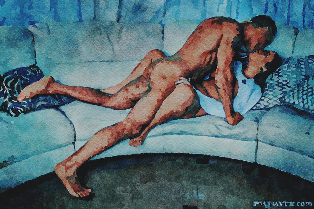 Erotic Digital Watercolor 64 #99820562