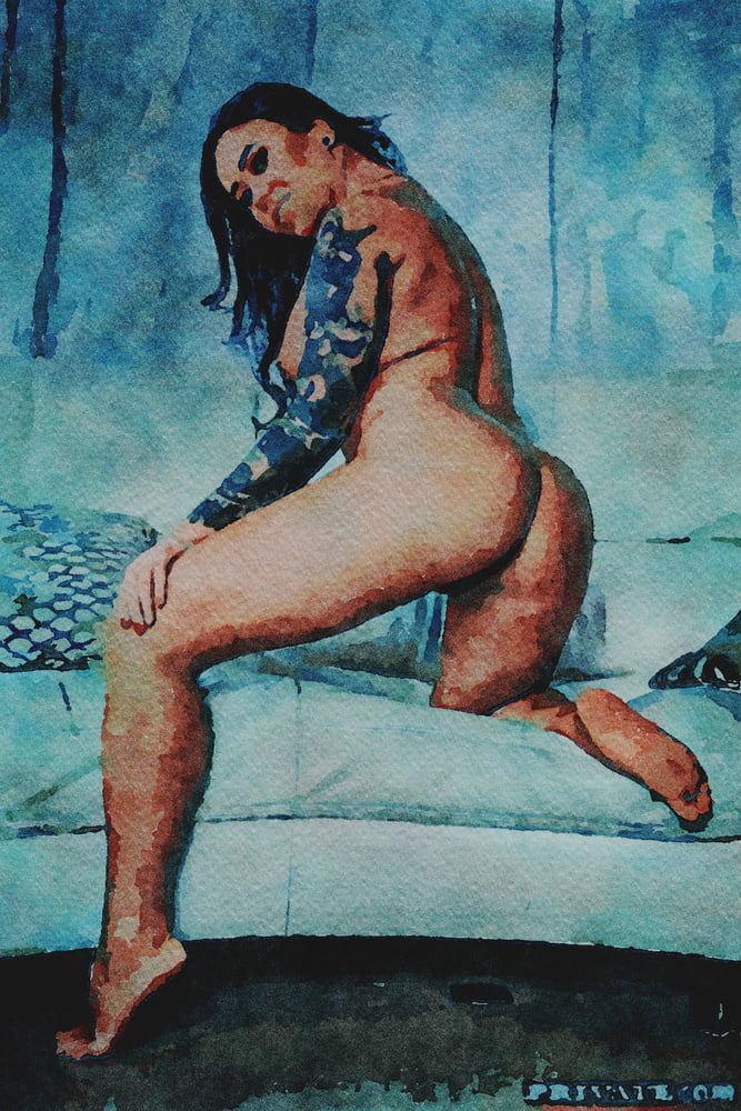 Erotic Digital Watercolor 64 #99820564
