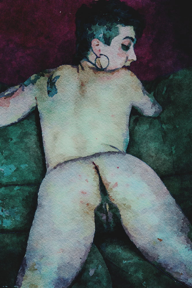 Erotic Digital Watercolor 64 #99820746