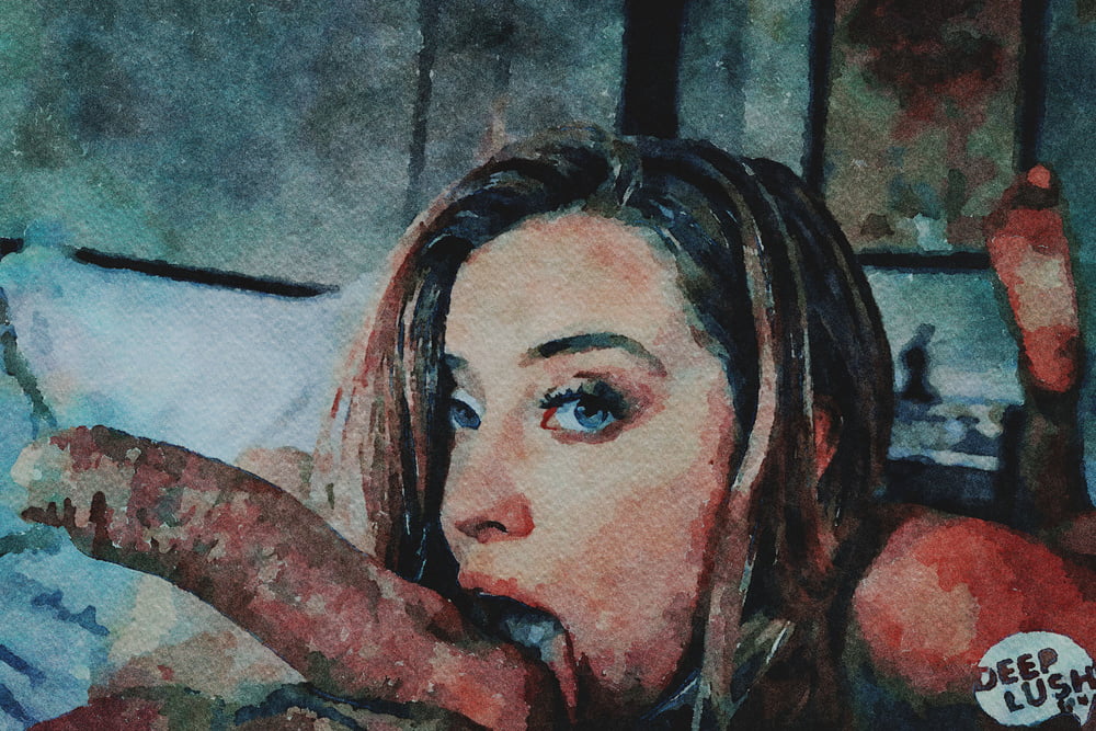 Erotic Digital Watercolor 64 #99820771