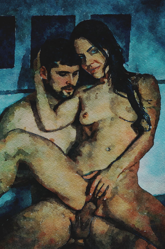 Erotic Digital Watercolor 64 #99820777