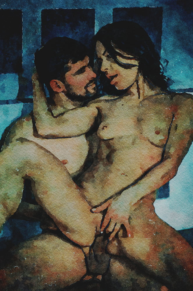 Erotic Digital Watercolor 64 #99820779