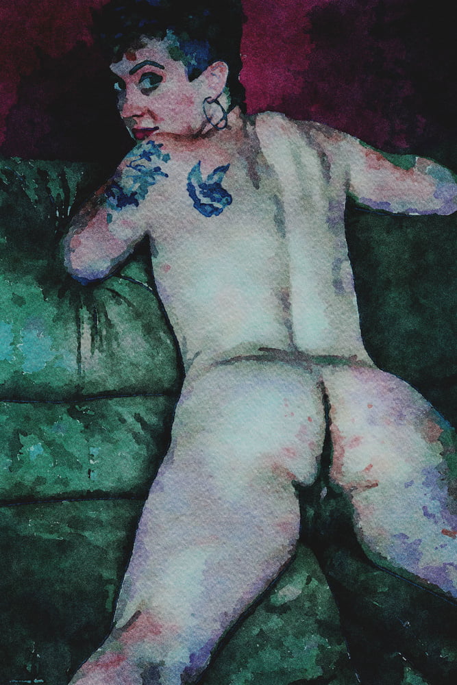 Erotic Digital Watercolor 64 #99820804