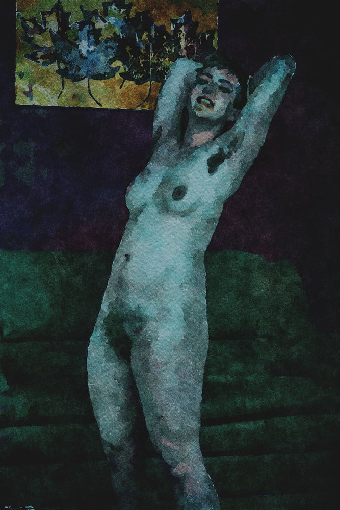 Erotic Digital Watercolor 64 #99820833