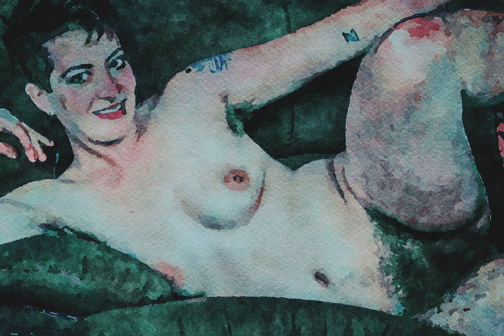 Erotic Digital Watercolor 64 #99820839