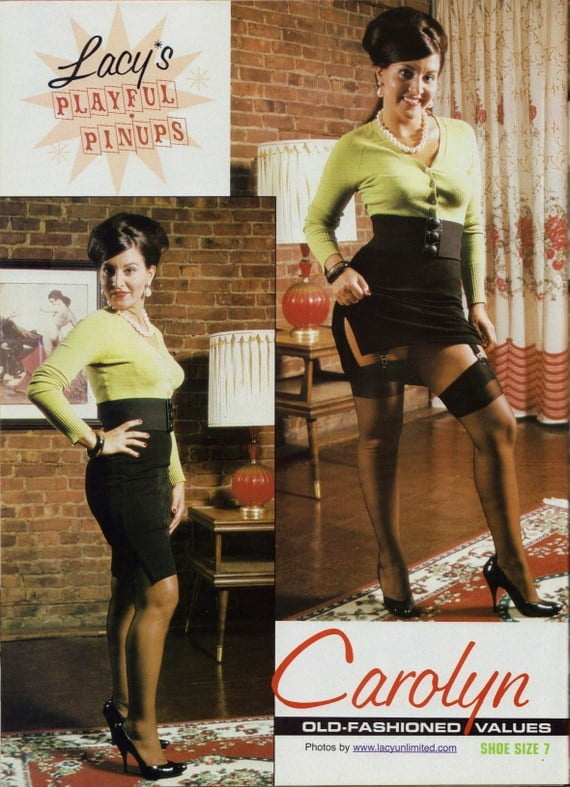 Leg Show Magazine - Old Black FF Stockings #89990076