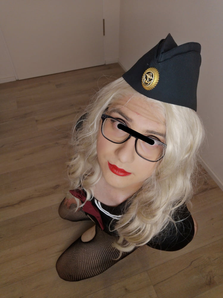 Blonde Sissy Marine Officer reporting for duty #106840304