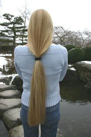 Amazing ponytail #93531586