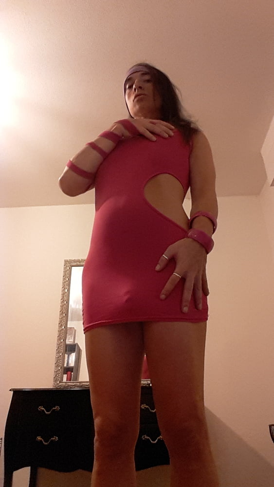 Tygra bitch in pink dress. #106877301