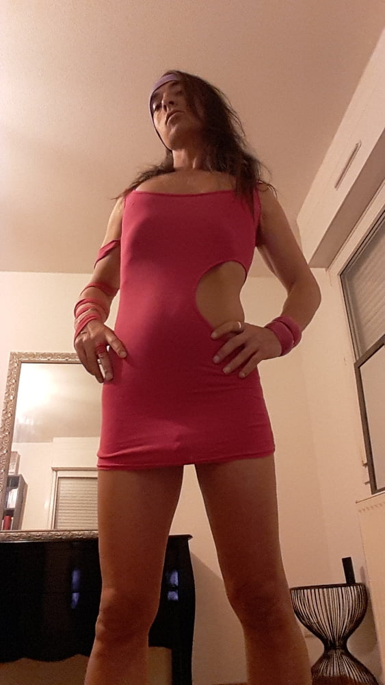 Tygra bitch in pink dress. #106877319