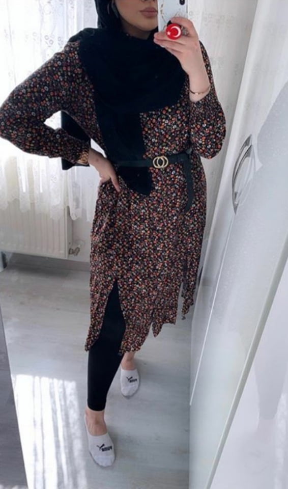 hijab turkish girl #88801965