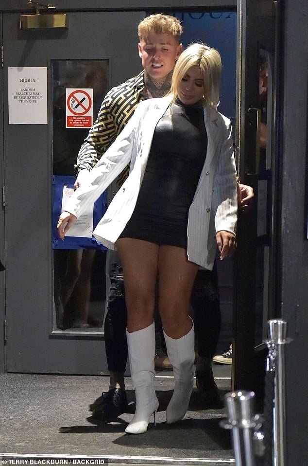 Female Celebrity Boots &amp; Leather - Chloe Ferry #91095976