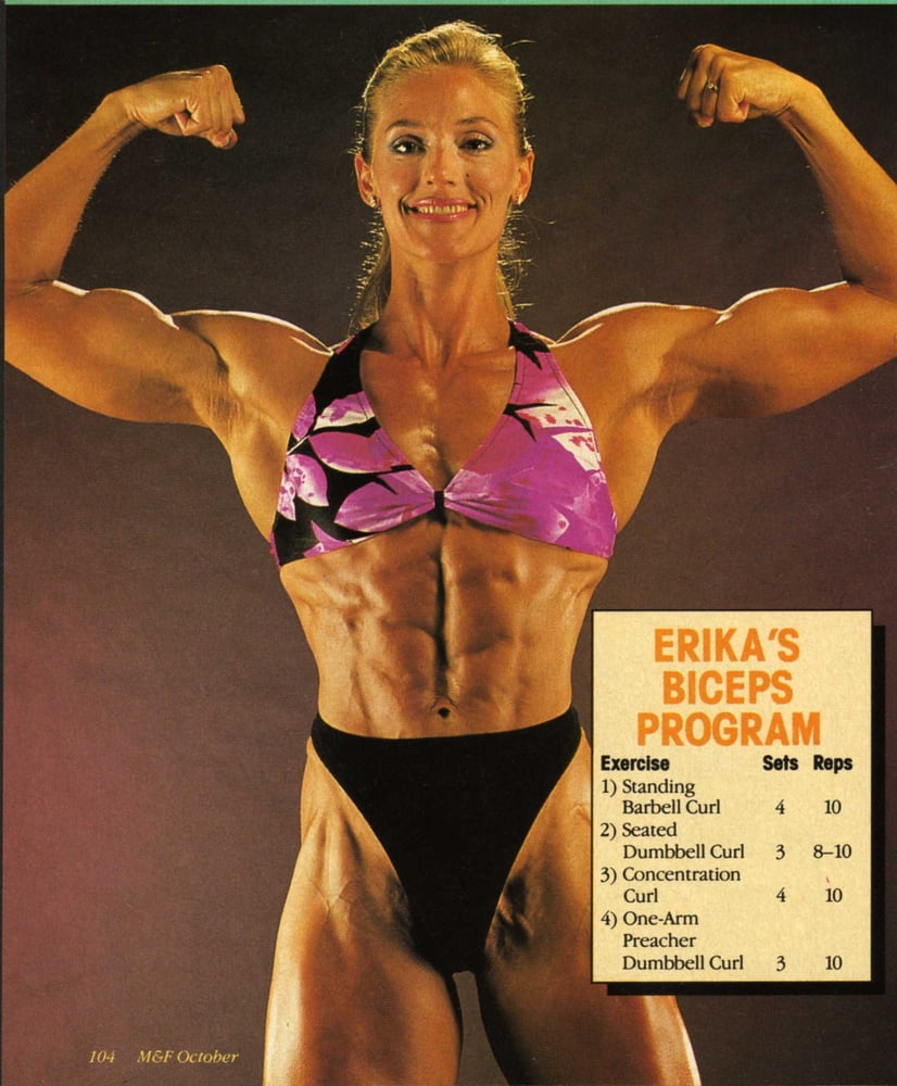 Erika Andersch! Classic Muscular Blonde! #80442422