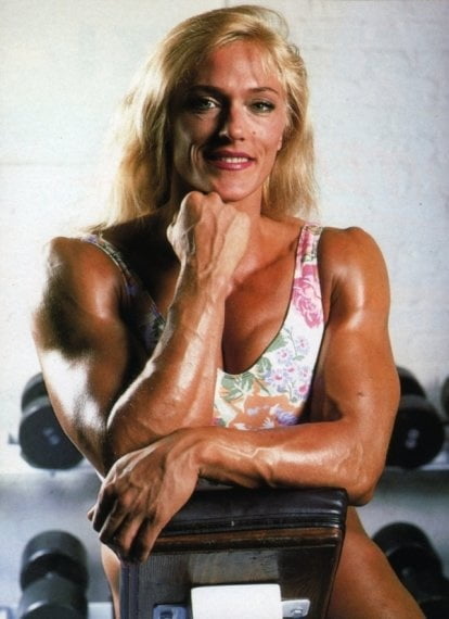 Erika Andersch! Classic Muscular Blonde! #80442447