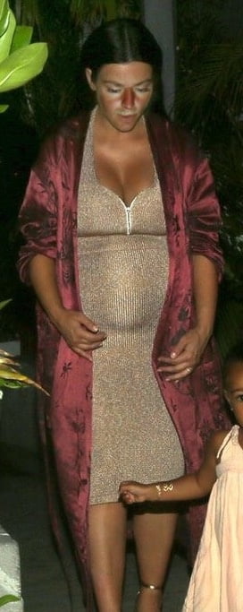 Sexy Pregnant Celebrity Model Marisa Kardashian #94552215