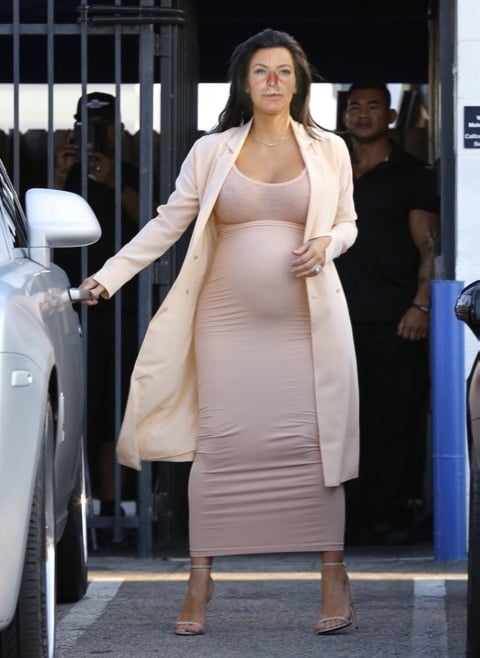 Sexy Pregnant Celebrity Model Marisa Kardashian #94552224