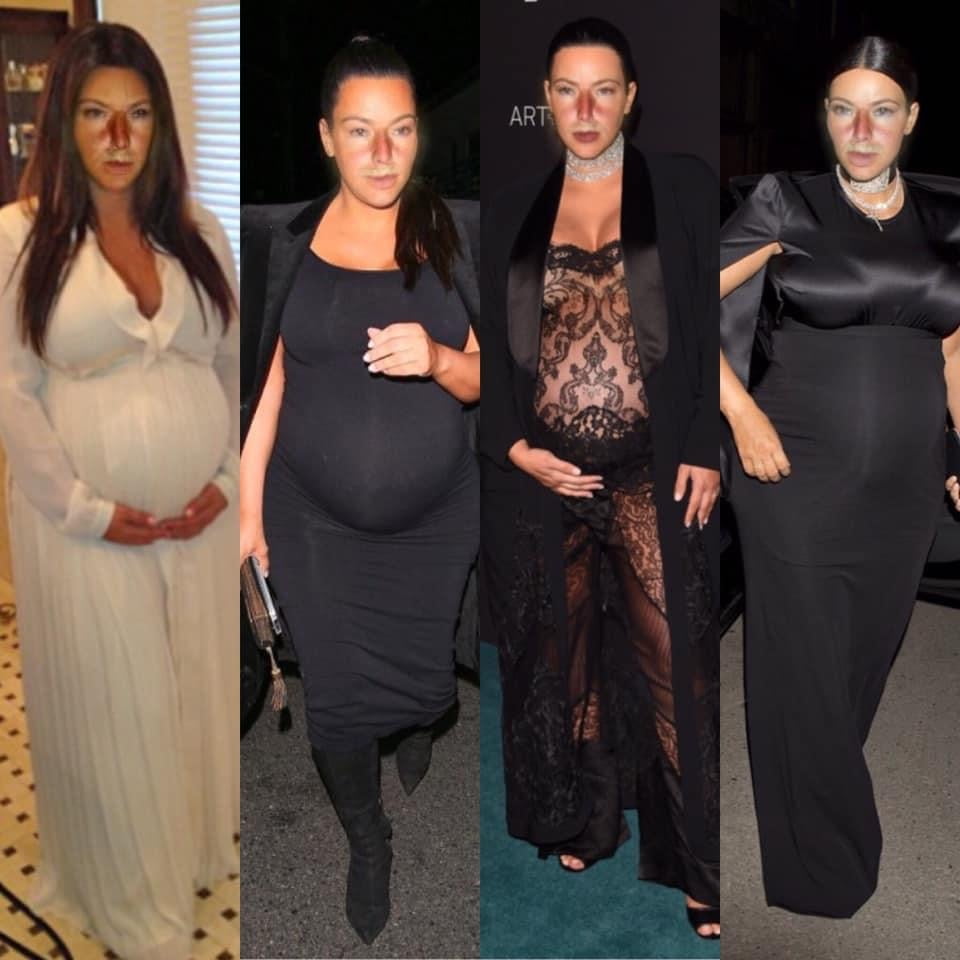 Sexy Pregnant Celebrity Model Marisa Kardashian #94552369