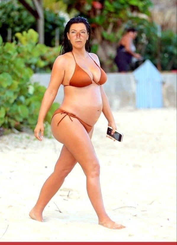 Sexy Pregnant Celebrity Model Marisa Kardashian #94552380