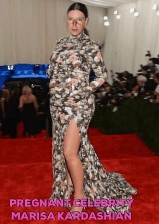 Sexy Pregnant Celebrity Model Marisa Kardashian #94552467