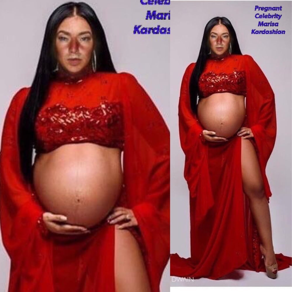 Sexy Pregnant Celebrity Model Marisa Kardashian #94552608