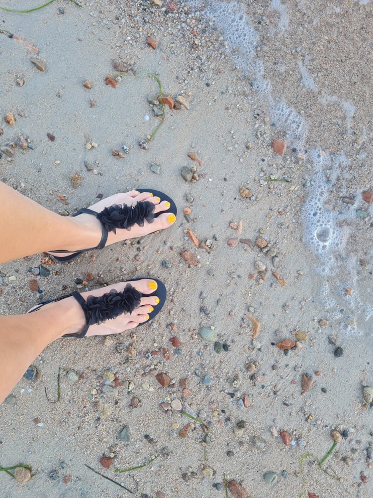 Wife beach feet #106715256