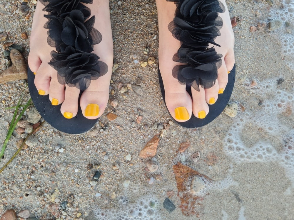 Wife beach feet #106715259