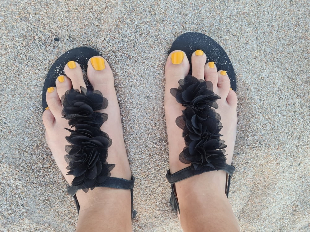 Wife beach feet #106715264