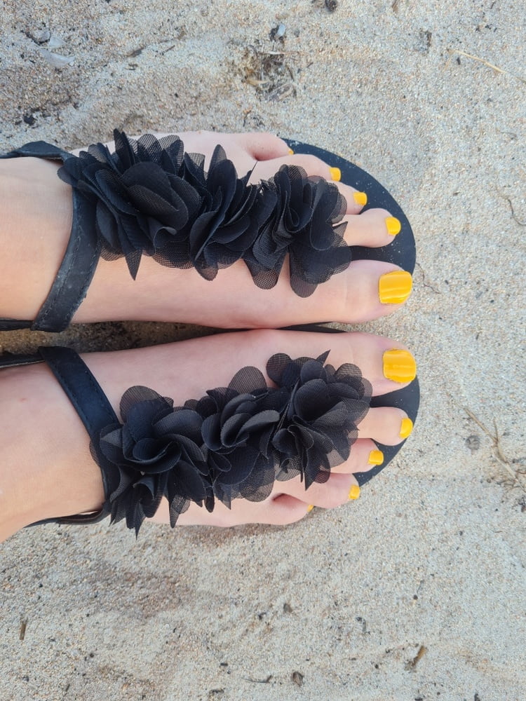 Wife beach feet #106715268
