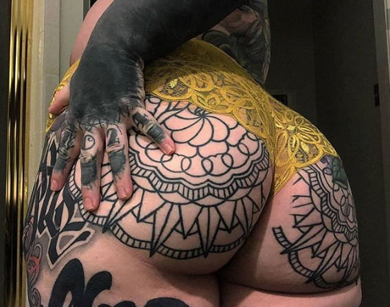 Thick and curvy tattoo pawg bbw sexy big ass #104284986