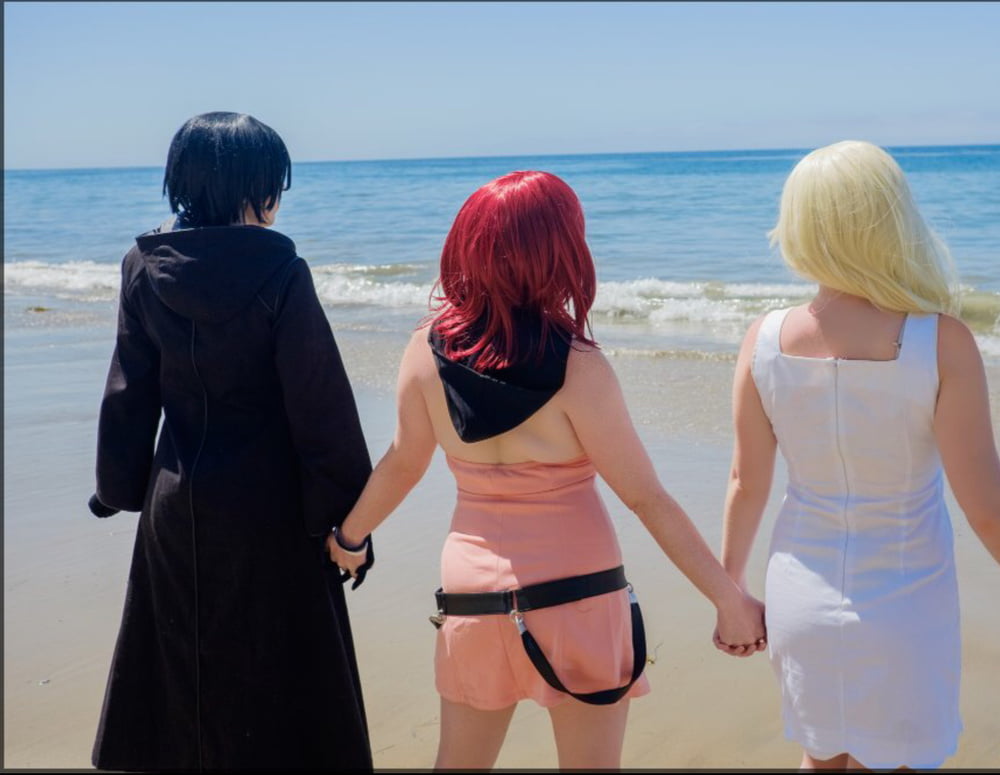 Kingdom Hearts beach cosplay strip #91350435