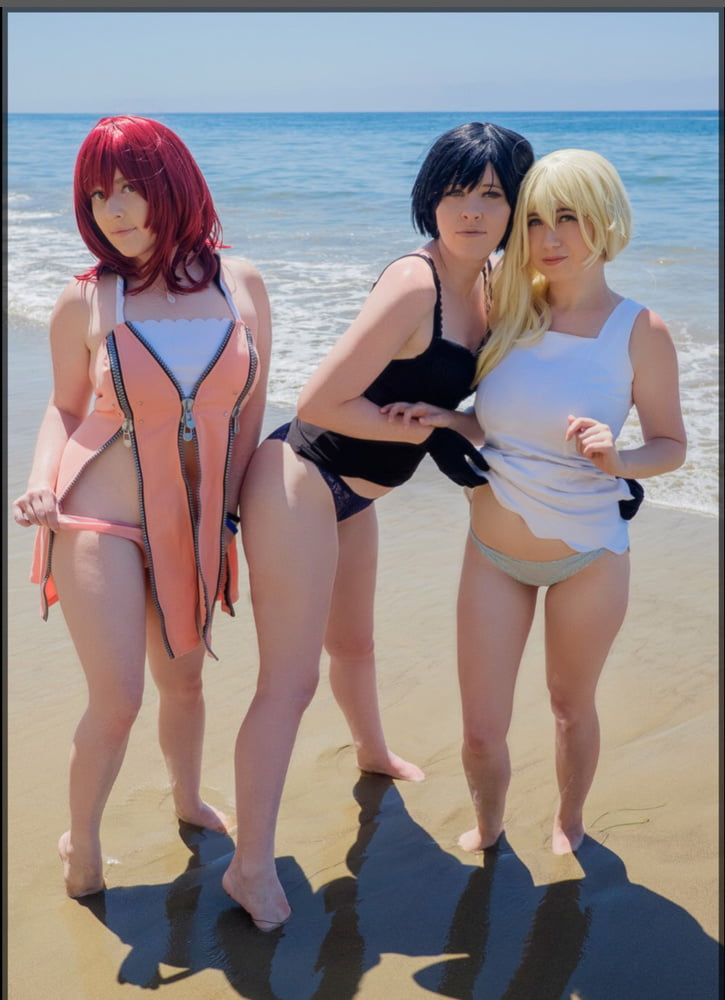 Kingdom hearts beach cosplay strip
 #91350479