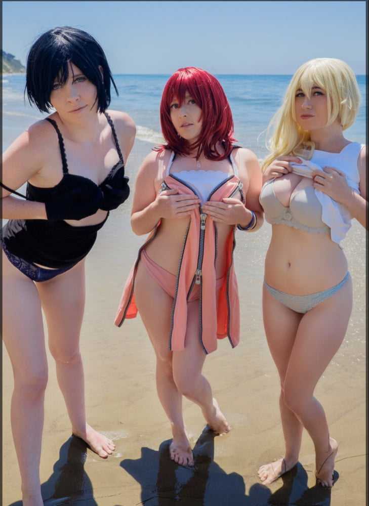 Cuori del regno spiaggia cosplay striscia
 #91350502