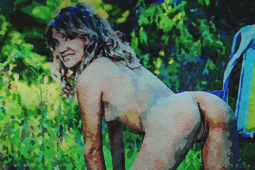 Erotic Digital Watercolor 61 #100030934