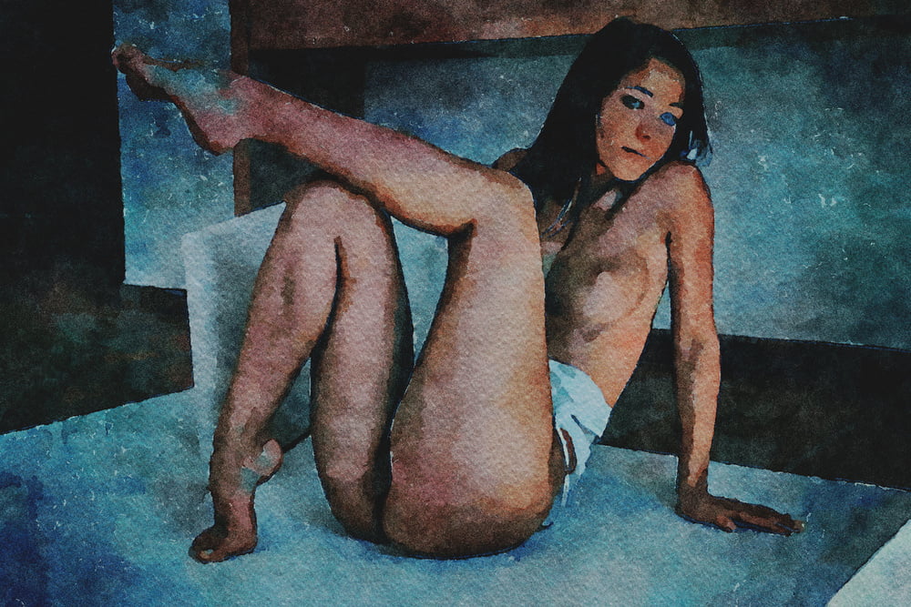 Erotic Digital Watercolor 61 #100030970