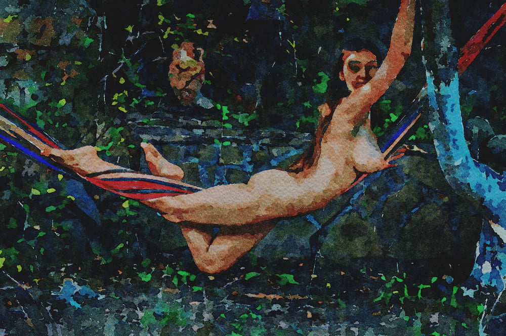 Erotic Digital Watercolor 61 #100031003