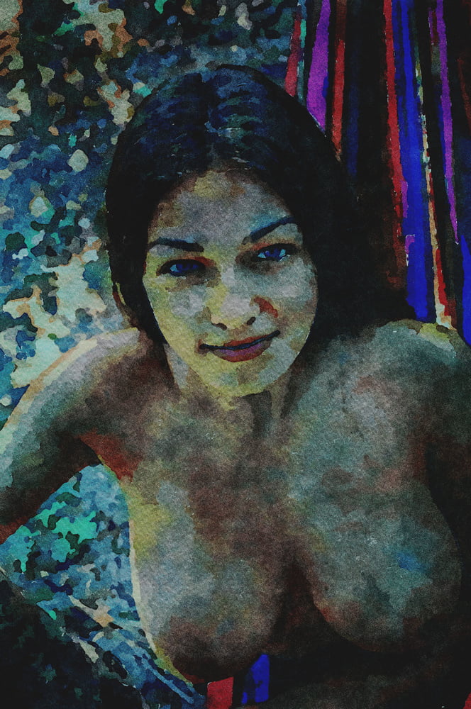 Erotic Digital Watercolor 61 #100031012