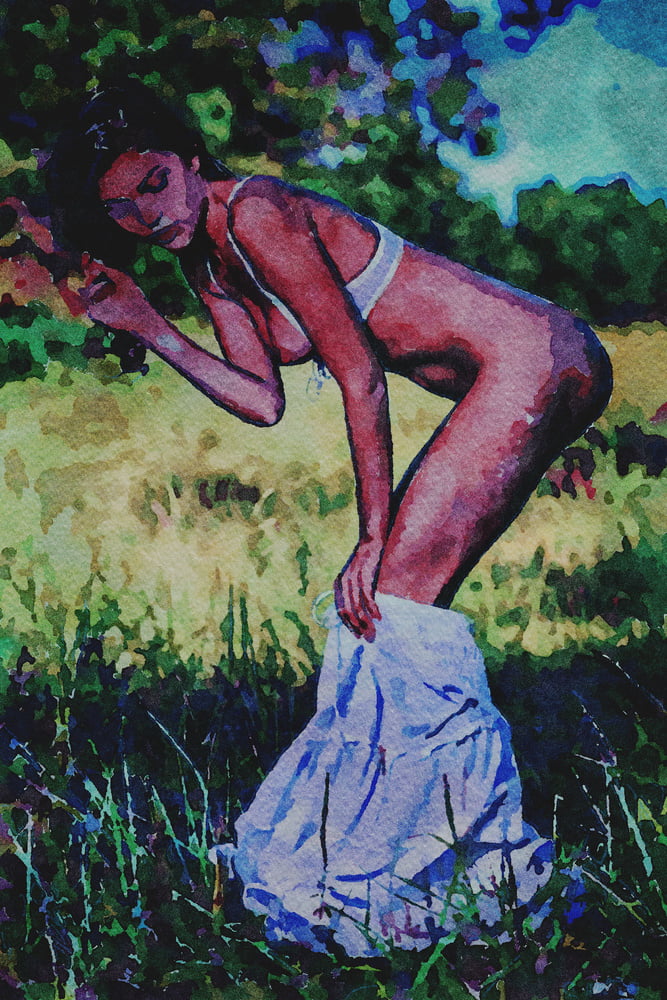 Erotic Digital Watercolor 61 #100031048
