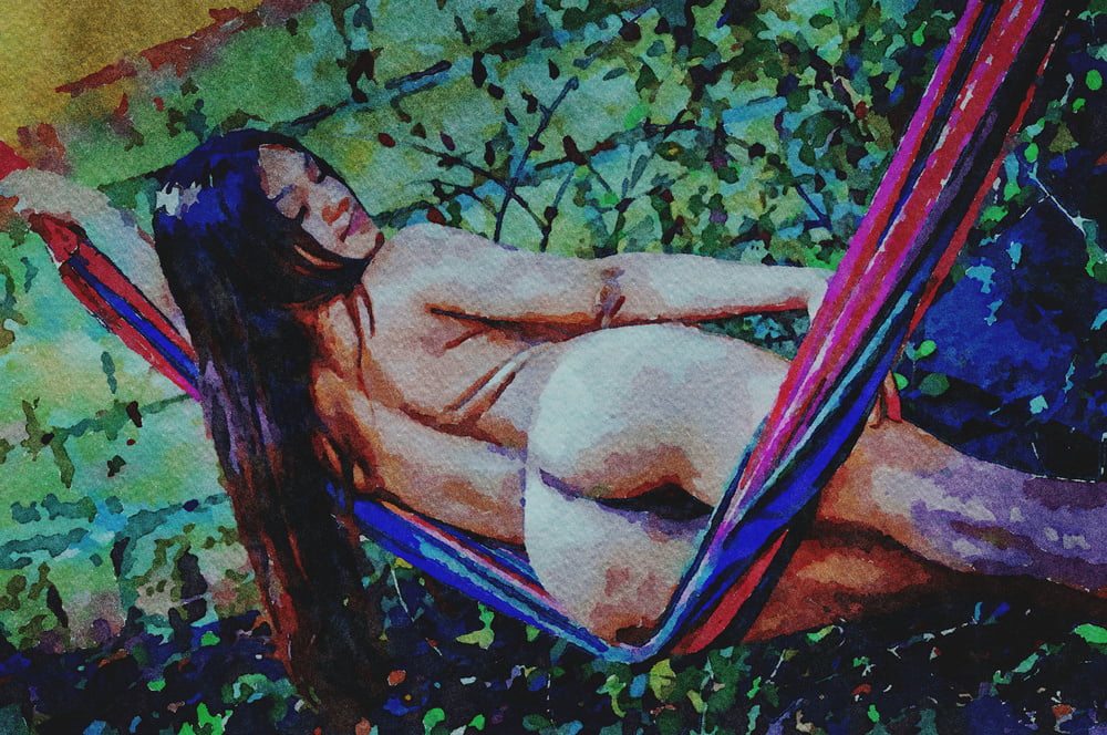 Erotic Digital Watercolor 61 #100031144