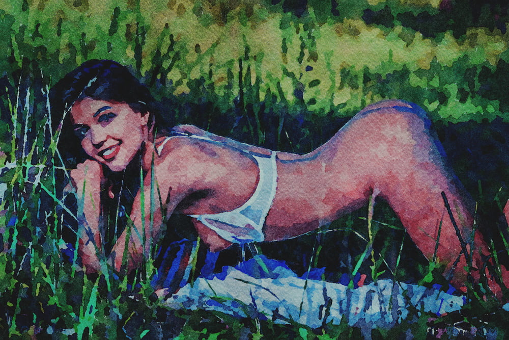 Erotic Digital Watercolor 61 #100031187