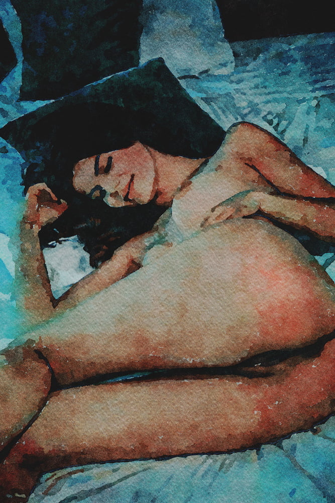 Erotic Digital Watercolor 61 #100031193