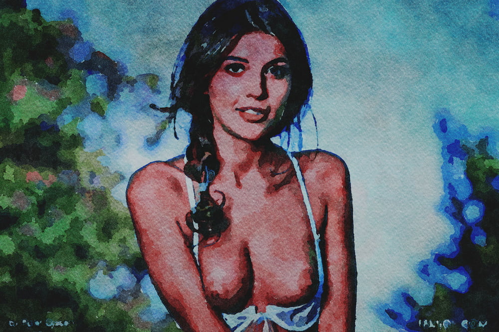 Erotic Digital Watercolor 61 #100031196