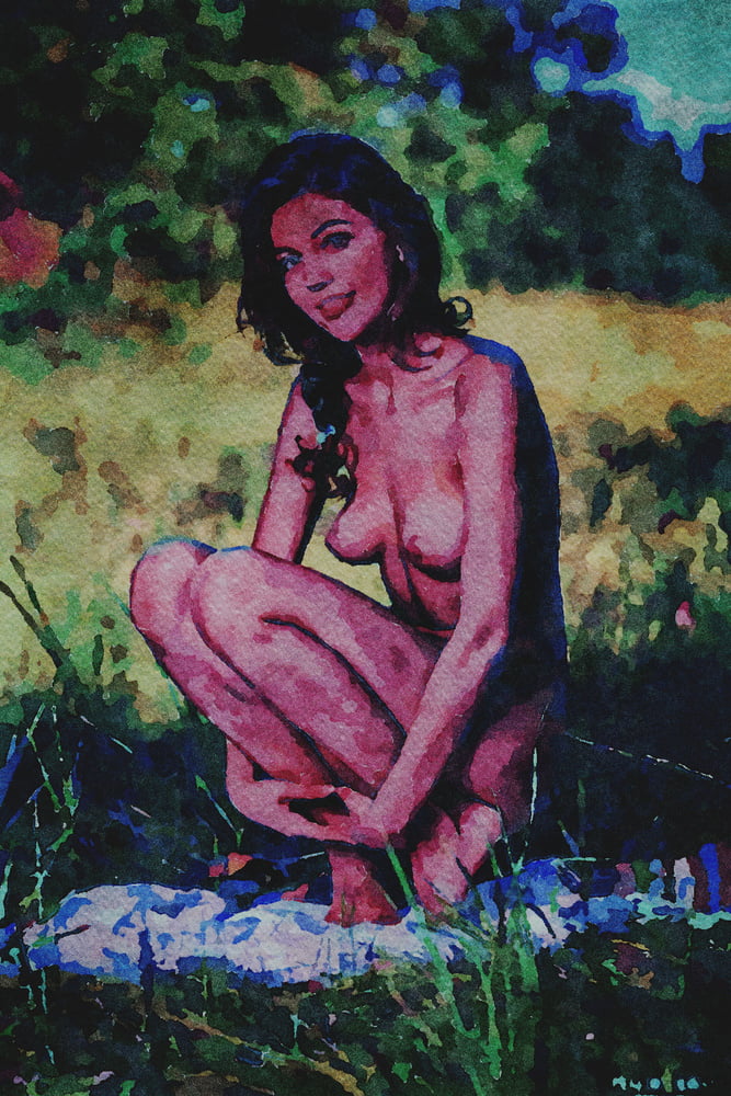 Erotic Digital Watercolor 61 #100031220