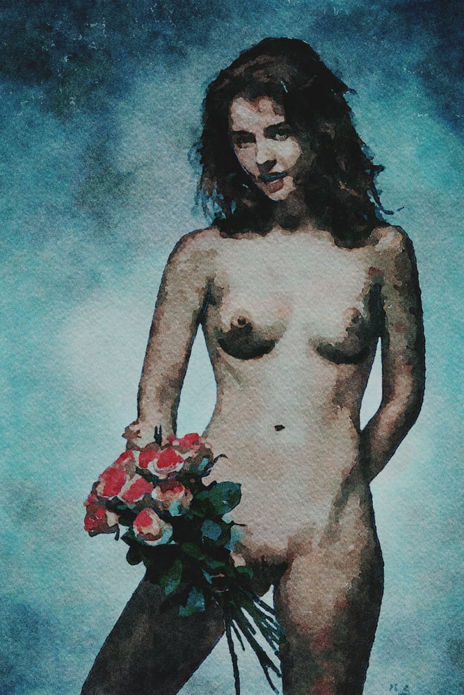Erotic Digital Watercolor 61 #100031227