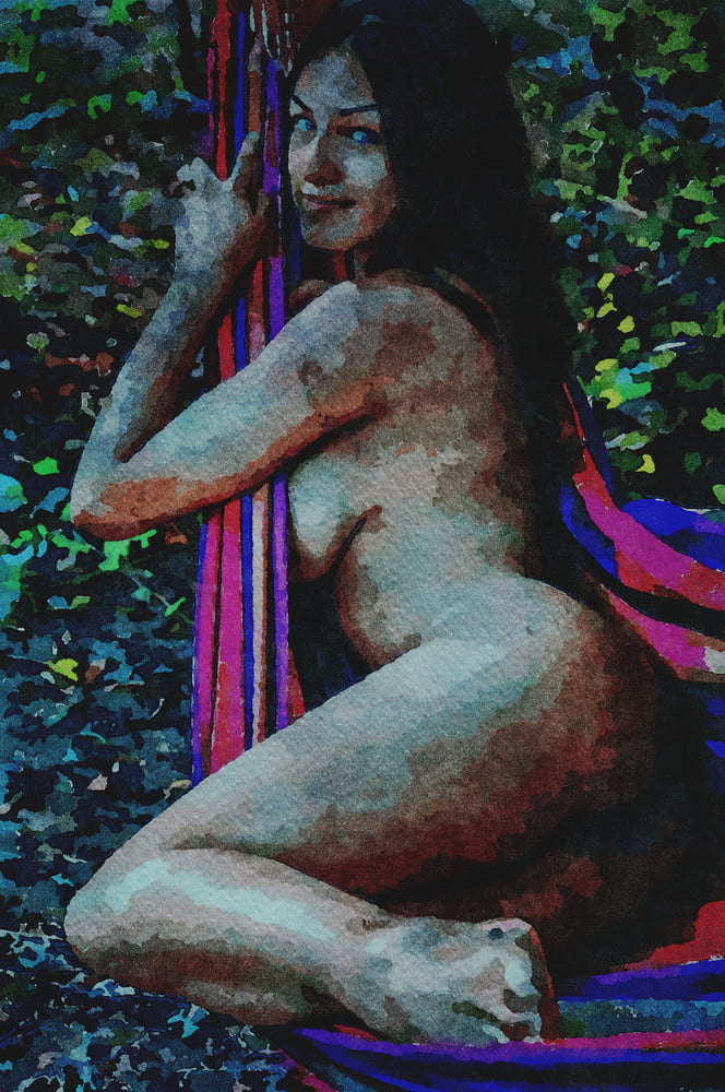 Erotic Digital Watercolor 61 #100031237