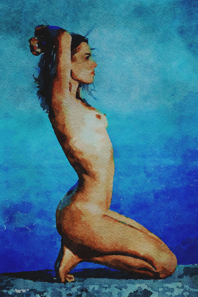 Erotic Digital Watercolor 61 #100031245