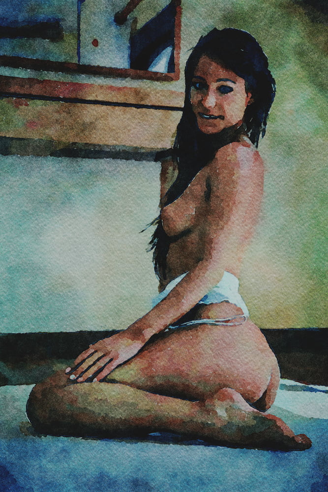 Erotic Digital Watercolor 61 #100031277