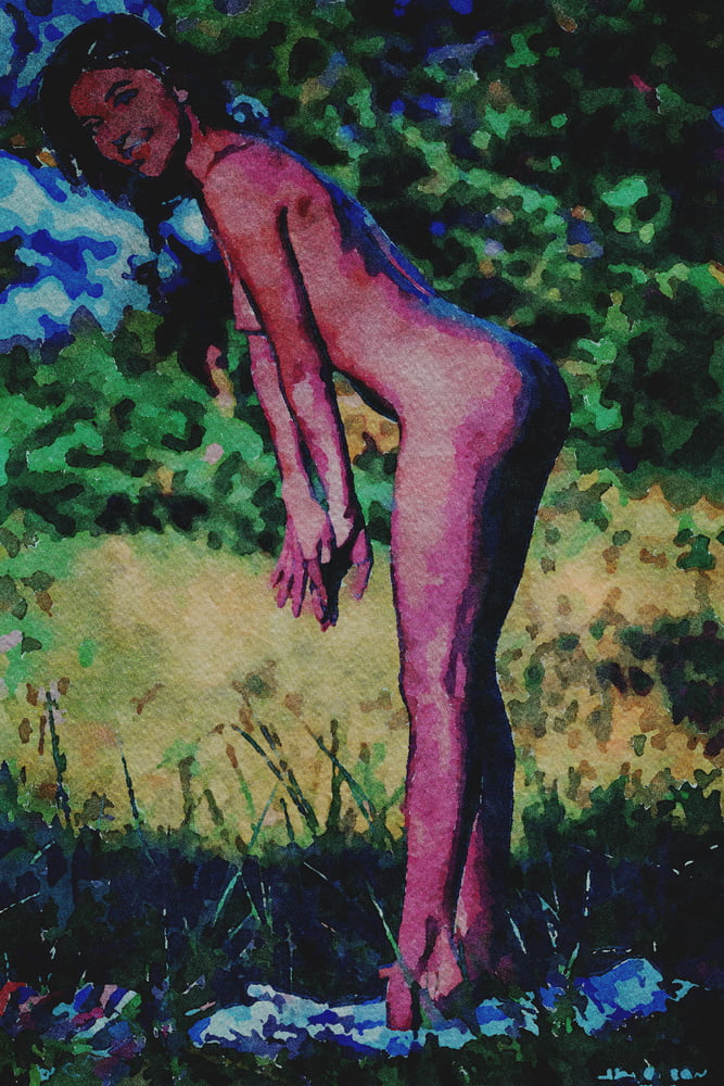 Erotic Digital Watercolor 61 #100031281