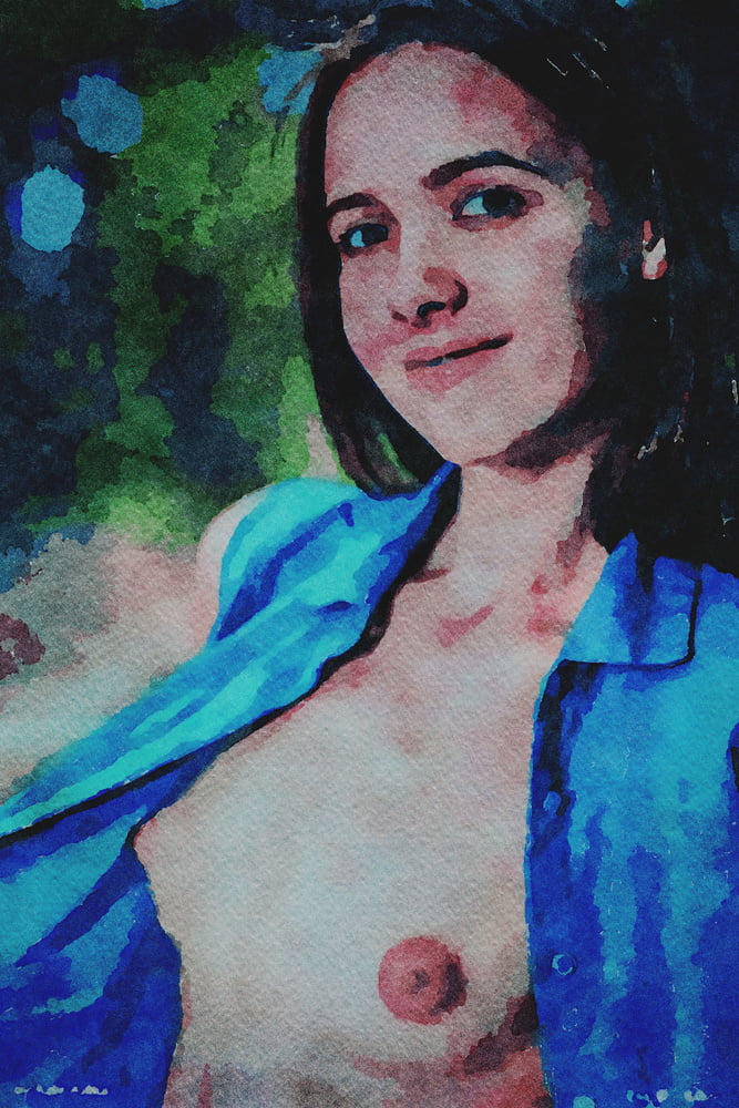 Erotic Digital Watercolor 61 #100031283
