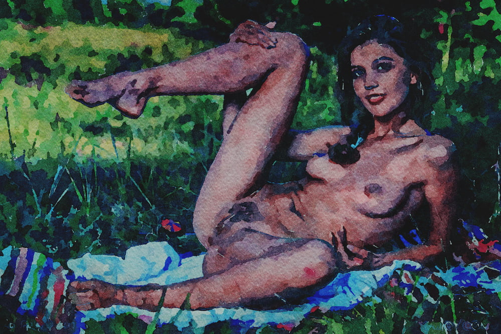 Erotic Digital Watercolor 61 #100031290