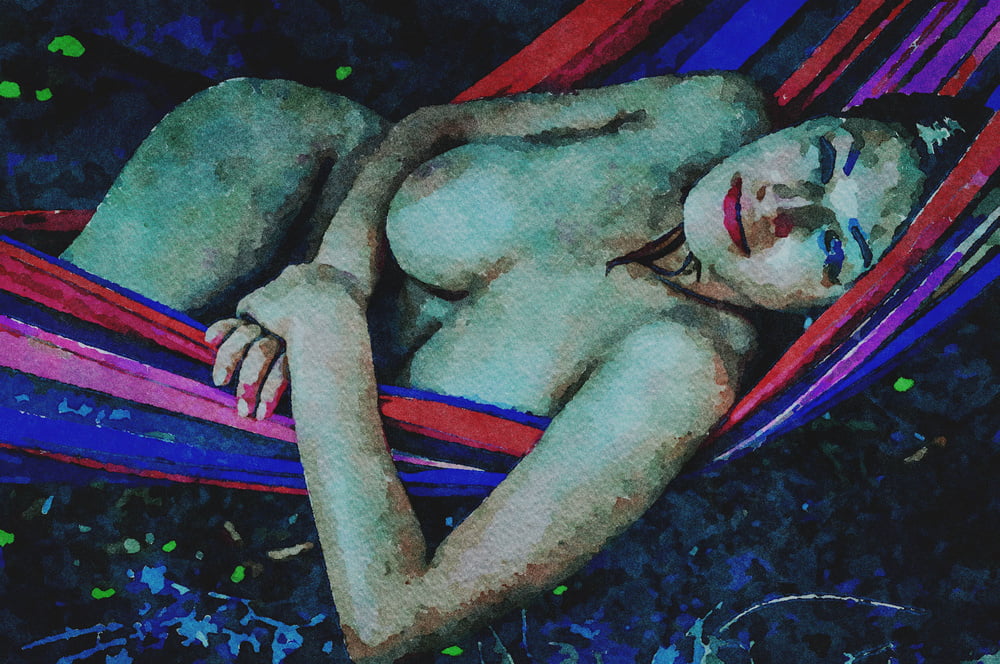 Erotic Digital Watercolor 61 #100031304
